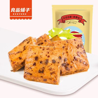 良品铺子千页豆腐干 烧烤与麻辣味，探索小包装豆制品的零食魅力